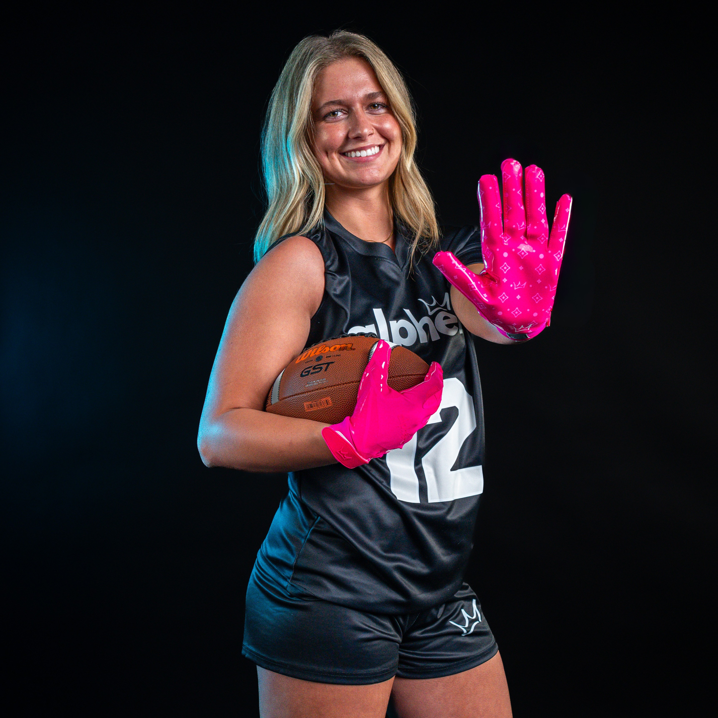 AlphaGrip Football Gloves ⎸ Crown Couture