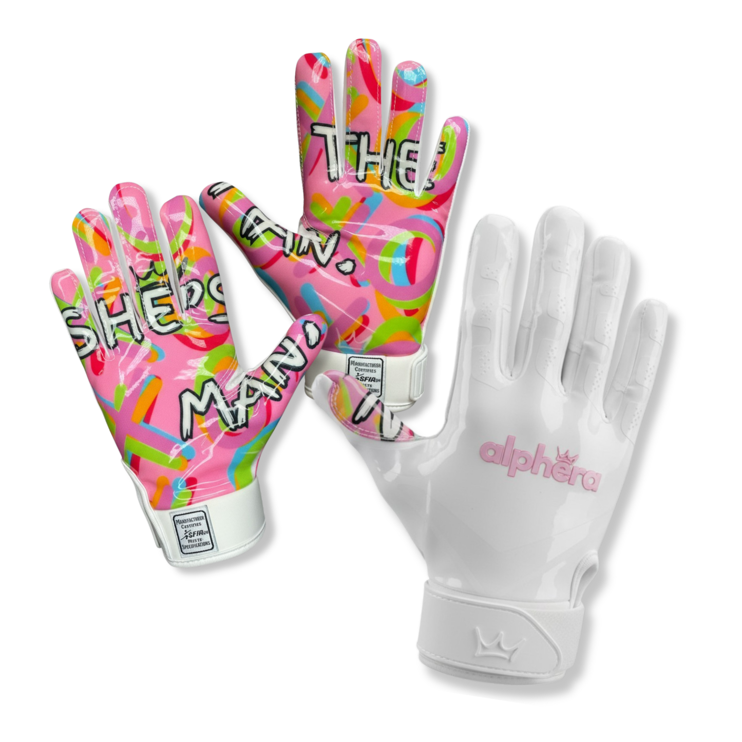 AlphaGrip Football Gloves ⎸ She's The Man
