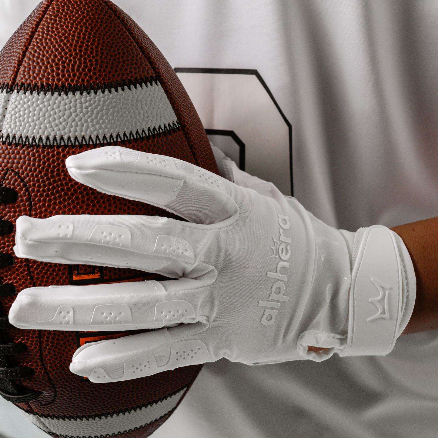 AlphaGrip Football Gloves ⎸ Crown Couture