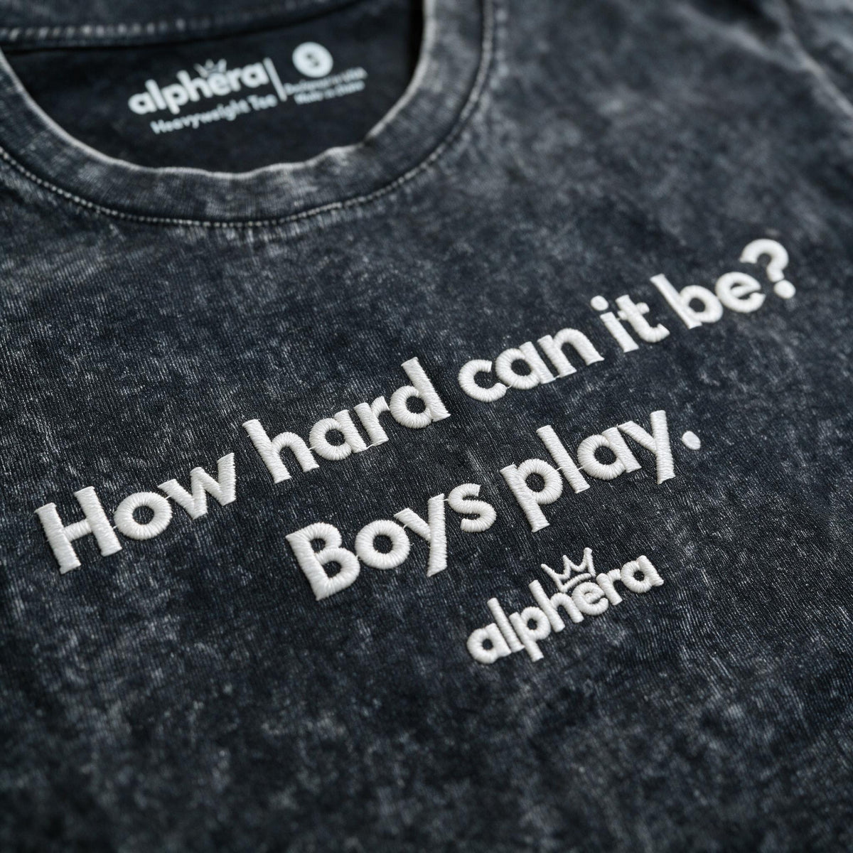 How Hard Can It Be ⎸ Embroidered Heavyweight Tee