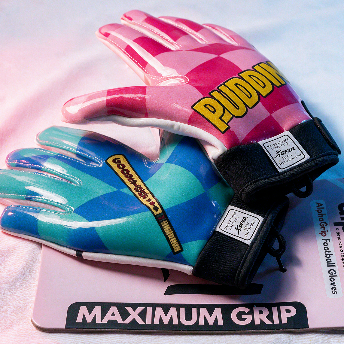 AlphaGrip Football Gloves ⎸ Villain's Sweetheart
